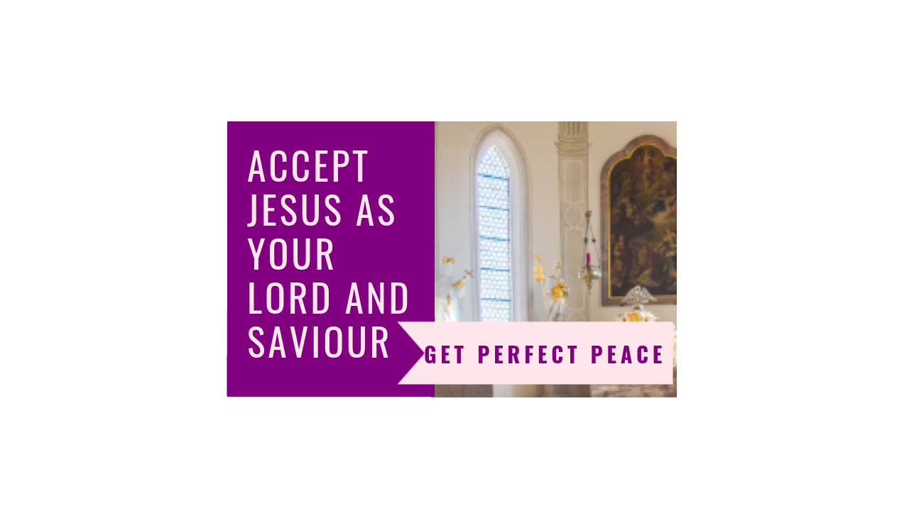 Get Perfect Peace | All Round Jesus