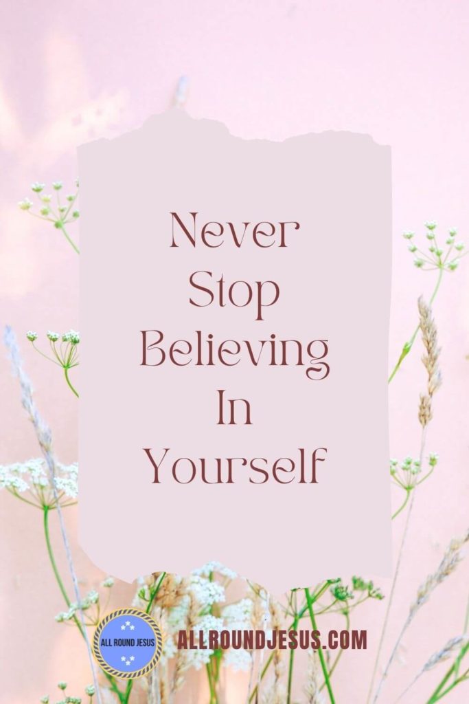 what does it mean to believe in yourself