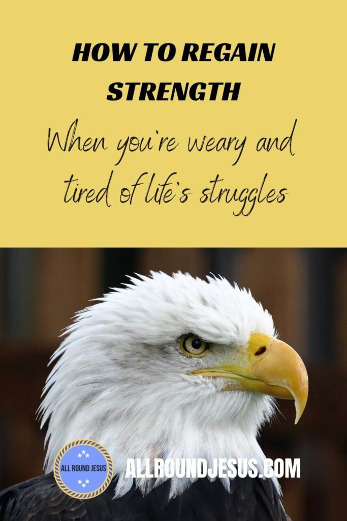 Biblical example of a weary Soul and how God gives strength to the weary