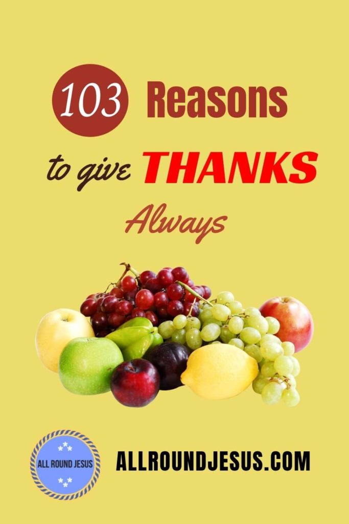103 reasons to be grateful this thanksgiving
