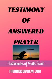 testimony of faith and answered prayer for university admission