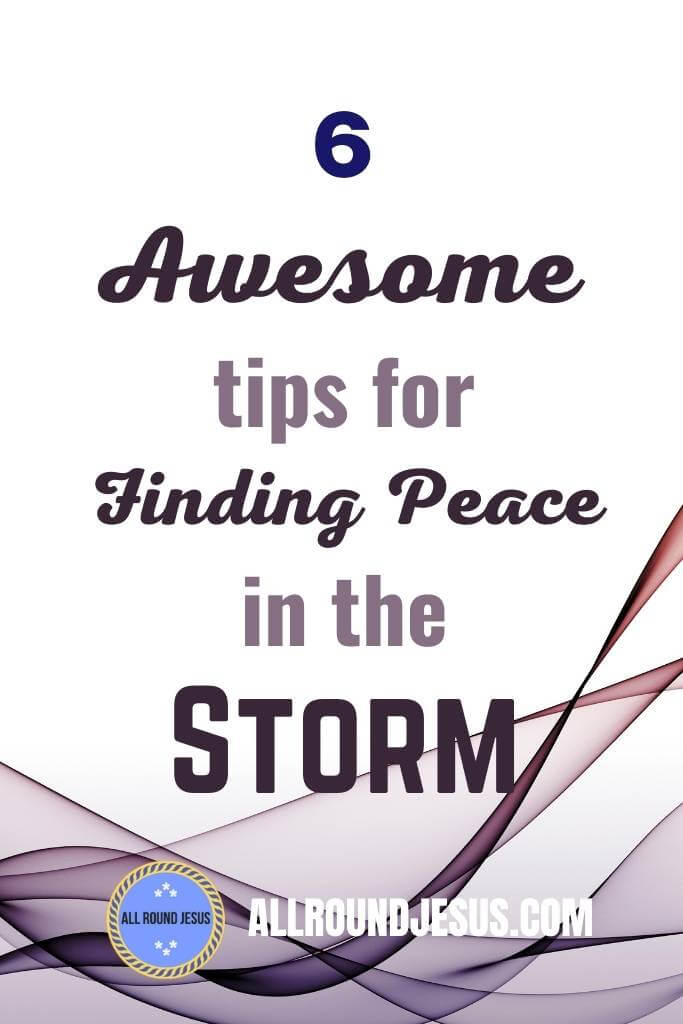 Peace in the storm bible verses