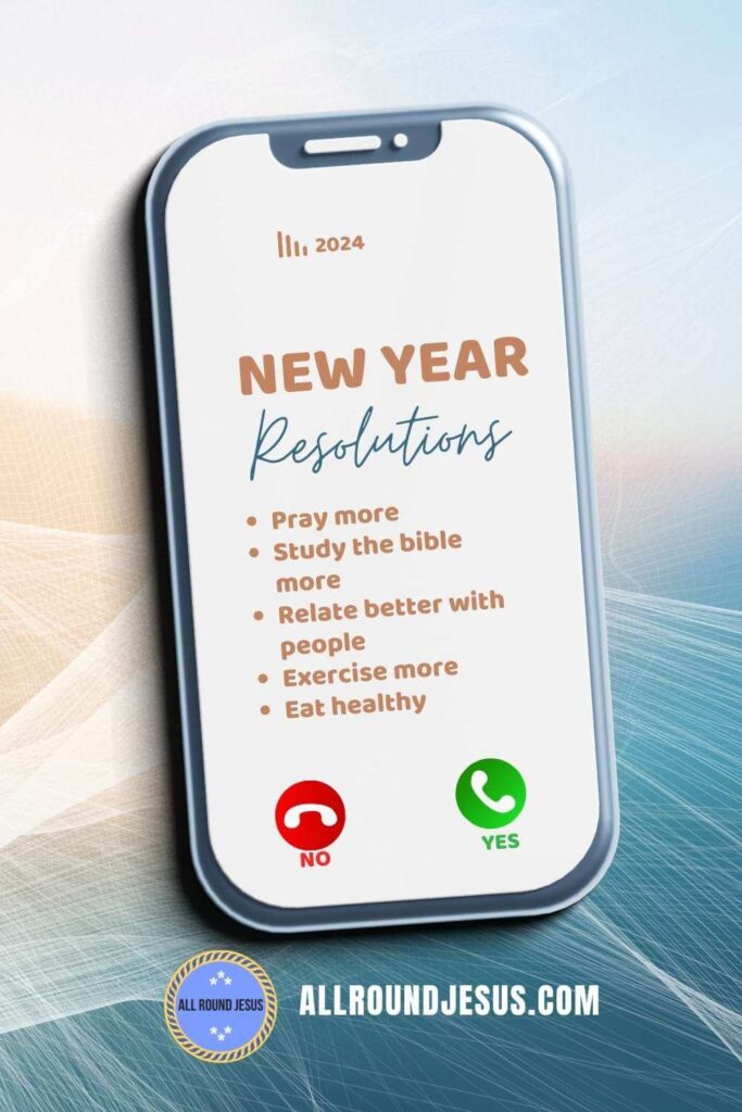 What does the bible say about new years resolutions